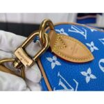 Louis Vuitton LV Unisex Speedy P9 Bandoulière 25 Blue Soft Calfskin Natural Cowhide-Leather - immagine 9