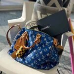 Louis Vuitton LV Unisex Speedy P9 Bandoulière 25 Blue Soft Calfskin Natural Cowhide-Leather - immagine 7