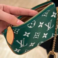 Louis Vuitton LV Unisex Speedy P9 Bandoulière 25 Green Soft Calfskin Natural Cowhide-Leather (8)