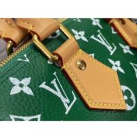 Louis Vuitton LV Unisex Speedy P9 Bandoulière 25 Green Soft Calfskin Natural Cowhide-Leather (8)
