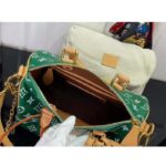 Louis Vuitton LV Unisex Speedy P9 Bandoulière 25 Green Soft Calfskin Natural Cowhide-Leather - Imagen 7