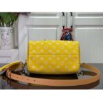 Louis Vuitton LV Unisex Speedy P9 Bandoulière 25 Yellow Soft Calfskin Natural Cowhide-Leather - Imagen 6