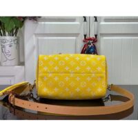 Louis Vuitton LV Unisex Speedy P9 Bandoulière 25 Yellow Soft Calfskin Natural Cowhide-Leather (3)