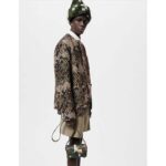 Louis Vuitton LV Unisex Steamer Wearable Wallet Green Damoflage Coated Canvas Leather Textile Lining - immagine 11