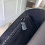 Louis Vuitton LV Unisex Steamer Wearable Wallet Green Damoflage Coated Canvas Leather Textile Lining - immagine 8