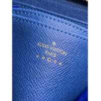 Louis Vuitton LV Unisex Zippy Coin Purse Denim Blue GOTS Certified Cotton Monogram Denim (5)