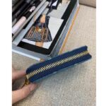 Louis Vuitton LV Unisex Zippy Coin Purse Denim Blue GOTS Certified Cotton Monogram Denim - Image 5