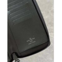 Louis Vuitton LV Unisex Zippy Wallet Vertical Blue Moon Damier Rush Epi XL Leather Cowhide (10)