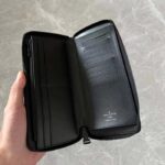 Louis Vuitton LV Unisex Zippy Wallet Vertical Blue Moon Damier Rush Epi XL Leather Cowhide - Imagen 5