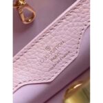 Louis Vuitton LV Women Capucines BB Handbag Galet Gray Taurillon Leather - Image 11