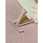 Louis Vuitton LV Women Capucines BB Handbag Galet Gray Taurillon Leather - Image 8
