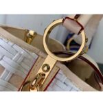 Louis Vuitton LV Women Capucines BB White Coated Canvas Cowhide Leather - Bild 9