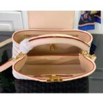 Louis Vuitton LV Women Capucines BB White Coated Canvas Cowhide Leather - Bild 6