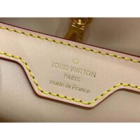 Louis Vuitton LV Women Capucines BB White Coated Canvas Cowhide Leather (7)