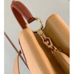 Louis Vuitton LV Women Capucines MM Handbag Arizona Brown Cognac Taurillon Cowhide Leather - Bild 7