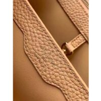 Louis Vuitton LV Women Capucines MM Handbag Arizona Brown Cognac Taurillon Cowhide Leather (6)