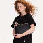 Louis Vuitton LV Women Capucines MM Handbag Black Taurillon Calf Leather - Image 14