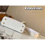 Louis Vuitton LV Women Capucines Mini Handbag Galet Taurillon Leather - Imagen 6