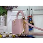 Louis Vuitton LV Women Capucines Mini Handbag Jasmine Pink Taurillon Leather - immagine 7