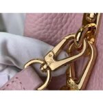 Louis Vuitton LV Women Capucines Mini Handbag Jasmine Pink Taurillon Leather - immagine 13