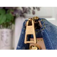 Louis Vuitton LV Women Coussin PM Denim Blue Monogram Global Organic Textile-Certified Cotton Canvas (6)