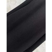 Louis Vuitton LV Women Eyelet Tab Dress Black Cotton Regular Fit Adjustable VVN Leather Tabs (15)