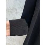 Louis Vuitton LV Women Eyelet Tab Dress Black Cotton Regular Fit Adjustable VVN Leather Tabs - Image 9