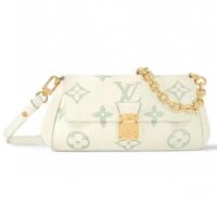 Louis Vuitton LV Women Favorite Green Monogram Empreinte Embossed Supple Grained Cowhide Leather