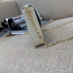 Louis Vuitton LV Women Félicie Pochette Latte White Candy Blue Monogram Empreinte Embossed Supple Grained Cowhide Leather – Bild 8