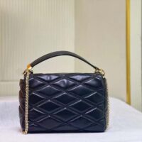 Louis Vuitton LV Women GO-14 GM Black Lamb Leather Lambskin Cowhide-Leather (9)