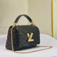 Louis Vuitton LV Women GO-14 GM Black Lamb Leather Lambskin Cowhide-Leather (9)