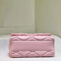 Louis Vuitton LV Women GO-14 MM Rosabella Pink Lambskin Cowhide-Leather M24465 (9)