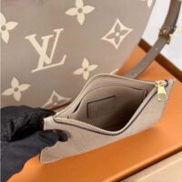 Louis Vuitton LV Women Loop Hobo Dove Gray Cream Monogram Empreinte Embossed Grained Cowhide Leather (11)