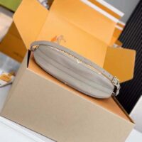 Louis Vuitton LV Women Loop Hobo Dove Gray Cream Monogram Empreinte Embossed Grained Cowhide Leather (11)