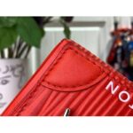 Louis Vuitton LV Unisex Micro Steamer Vermillion Red Epi XL Grained Leather Cowhide Leather – Image 8