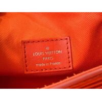 Louis Vuitton LV Women Micro Steamer Vermillion Red Epi XL Grained Leather Cowhide Leather (14)