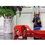Louis Vuitton LV Unisex Micro Steamer Vermillion Red Epi XL Grained Leather Cowhide Leather – Image 4