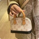 Louis Vuitton LV Women Nano Alma Handbag Monogram Dune Coated Canvas Cowhide-Leather M46895 - Image 12