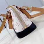 Louis Vuitton LV Women Nano Alma Handbag Monogram Dune Coated Canvas Cowhide-Leather M46895 - Image 5