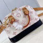 Louis Vuitton LV Women Nano Alma Handbag Monogram Dune Coated Canvas Cowhide-Leather M46895 - Image 3
