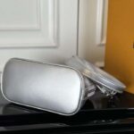 Louis Vuitton LV Women Nano Alma Handbag Silver Epi Grained Cowhide Leather - Image 9