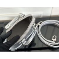 Louis Vuitton LV Women Nano Alma Handbag Silver Epi Grained Cowhide Leather (9)