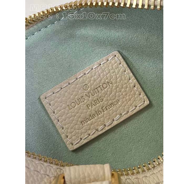 Louis Vuitton LV Women Nano Speedy Green Monogram Empreinte Embossed Supple Grained Cowhide Leather M24169 (10)