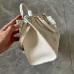 Louis Vuitton LV Women OnTheGo PM​ Latte Candy Blue Embossed Grained Cowhide Leather - Image 4