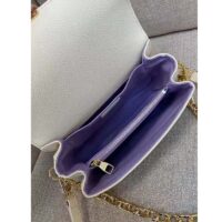 Louis Vuitton LV Women Pochette Métis East West Bag Latte Bubble Tea Purple Embossed Grained Cowhide Leather (5)