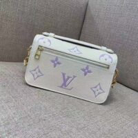 Louis Vuitton LV Women Pochette Métis East West Bag Latte Bubble Tea Purple Embossed Grained Cowhide Leather (5)