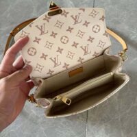 Louis Vuitton LV Women Pochette Métis East West Bag Monogram Dune Coated Canvas Cowhide-Leather (6)