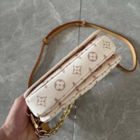 Louis Vuitton LV Women Pochette Métis East West Bag Monogram Dune Coated Canvas Cowhide-Leather (6)