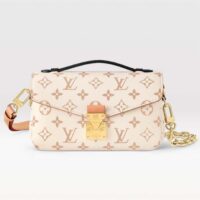 Louis Vuitton LV Women Pochette Métis East West Bag Monogram Dune Coated Canvas Cowhide-Leather (6)