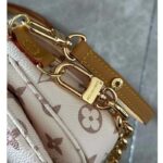 Louis Vuitton LV Women Pochette Métis East West Bag Monogram Dune Coated Canvas Cowhide-Leather - Imagen 9